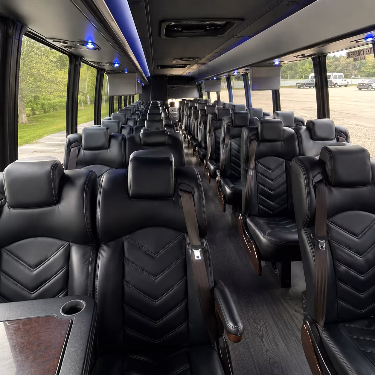dallas employee transportation onboard seating