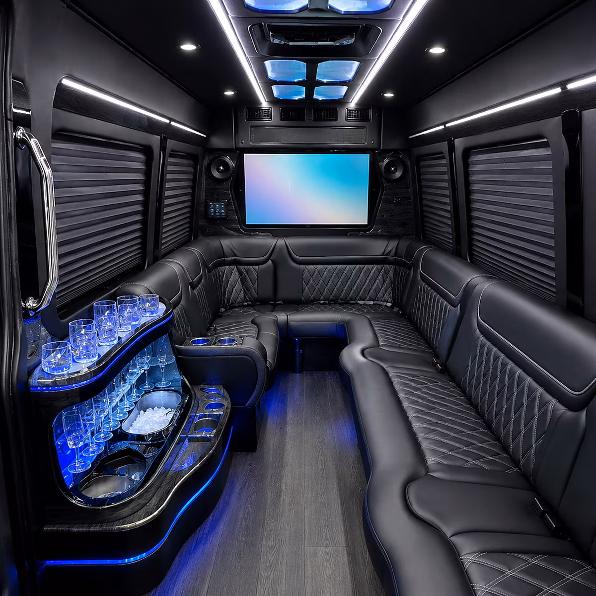 dallas party bus rentals inside